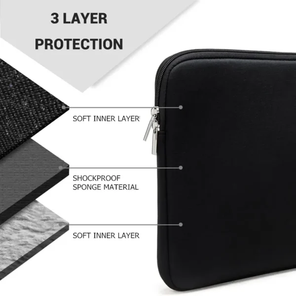 kf-H85252496778342bbadafc16ffecaed21L-Laptop-Bag-Notebook-Case-Sleeve-Cover-11-12-14-15-15-6-Inch-For-Macbook-Pro Laptop Sleeve Bag 13 15.6 Inch