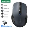 kf-S8e688b4f75704086aaecf6837037f78ak-UGREEN-Wireless-Mouse-Bluetooth5-0-2-4G-Mouse-Ergonomic-4000DPI-Silent-6-Buttons-For-MacBook-Tablet UGREEN Wireless 2.4GHz Bluetooth 5.0 Ergonomic 4000DPI 6 Mute Buttons Mouse - Black
