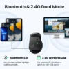 kf-Sfeb9ec7bb4ae458c937dab4c4c821bd6b-UGREEN-Wireless-Mouse-Bluetooth5-0-2-4G-Mouse-Ergonomic-4000DPI-Silent-6-Buttons-For-MacBook-Tablet UGREEN Wireless 2.4GHz Bluetooth 5.0 Ergonomic 4000DPI 6 Mute Buttons Mouse - Black