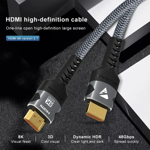 8k-hdmicable-3 HDMI 2.1 Cable 8K@60Hz 4K@120Hz