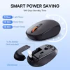 baseus-mouse-4 Baseus F01B Mouse Bluetooth 5.0 Wireless 1600 DPI Silent Click - Grey