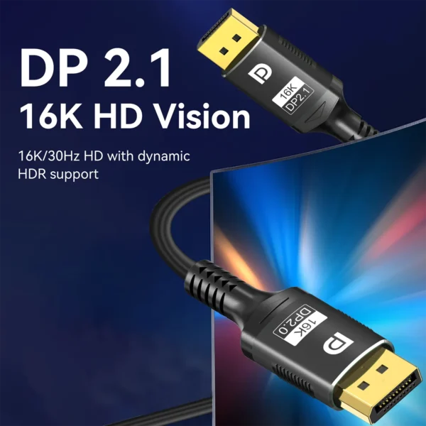 cable-displayport-3 Display Port Cable 2.1 16K 8K 4K HDR