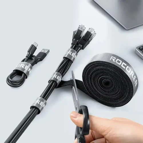 cable-velcroholder-main Cable Wire Organizer 5M Black