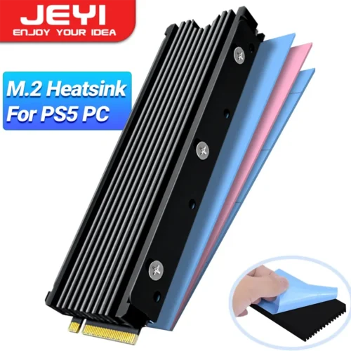 heatsink-main JEYI Heatsink for M.2 2280 SSD NVME PCIE with Thermal Pads