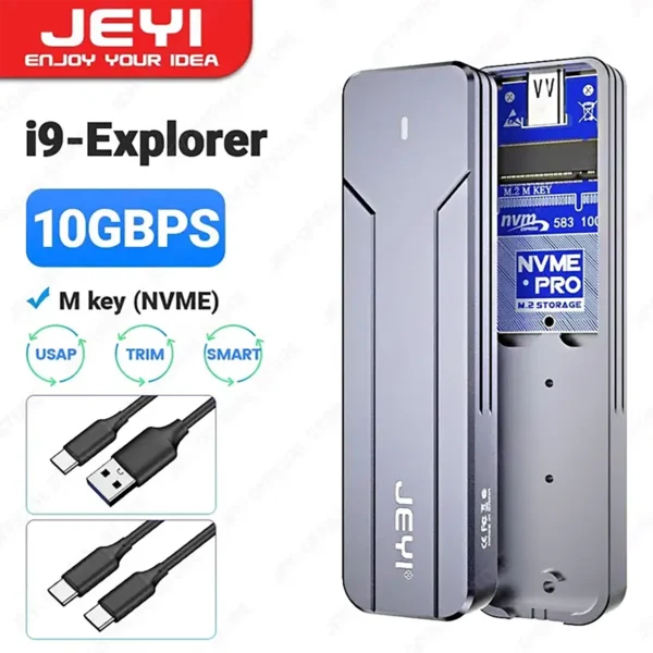 nvmee-aluminumenclosure-6 JEYI M.2 Enclosure NVME Full Aluminum