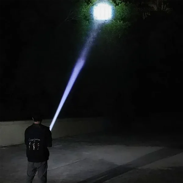 smilingshark-flashlight-4 Smiling Shark Rechargeable Outdoor Flashlight LED Portable