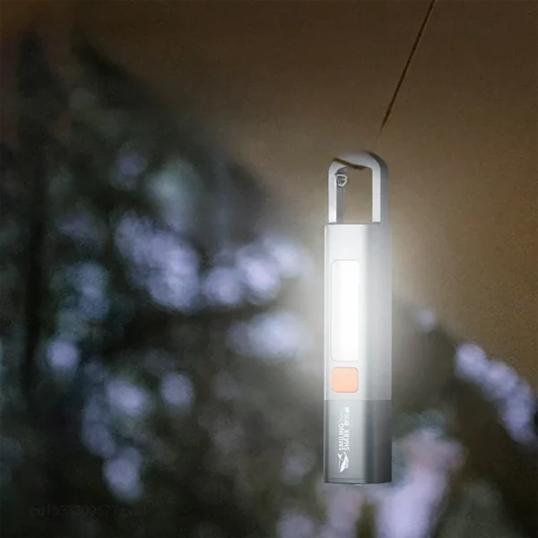 smilingshark-flashlight-5 Smiling Shark Rechargeable Outdoor Flashlight LED Portable
