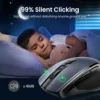 UGREEN Wireless 2.4GHz Bluetooth 5.0 Ergonomic 4000DPI 6 Mute Buttons Mouse - Black