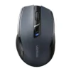 UGREEN Wireless 2.4GHz Bluetooth 5.0 Ergonomic 4000DPI 6 Mute Buttons Mouse - Black