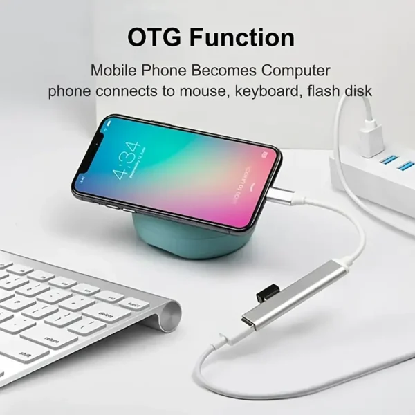 usb3-hub-3 USB Hub 4 Ports - Silver
