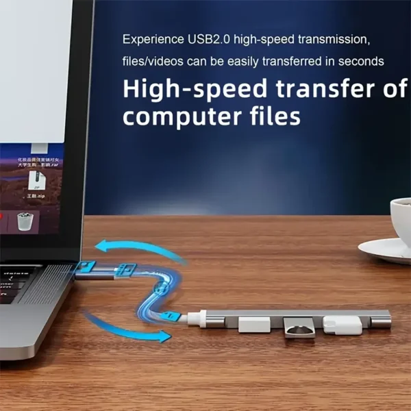 usb3-hub-4 USB Hub 4 Ports - Silver
