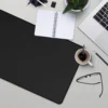 black-mousedeskpad-1 Computer Desk Mat Black for Mouse & keyboard 80x30cm