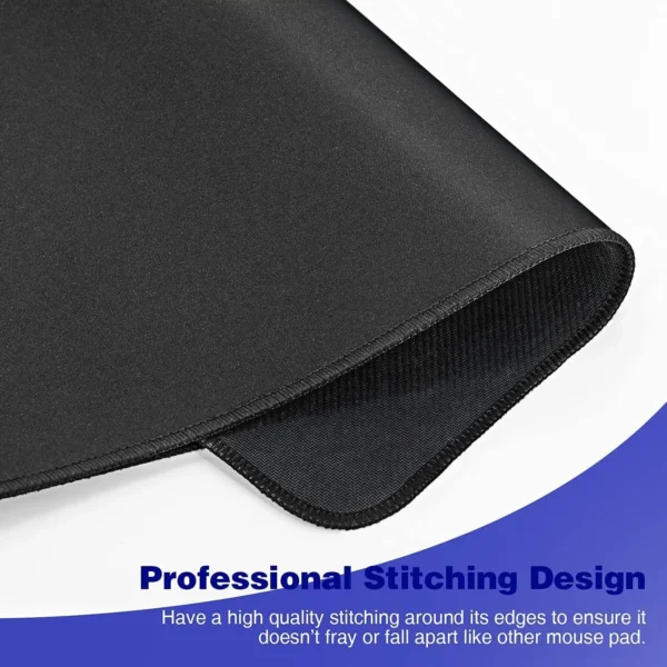 black-mousedeskpad-4 Computer Desk Mat Black for Mouse & keyboard 80x30cm