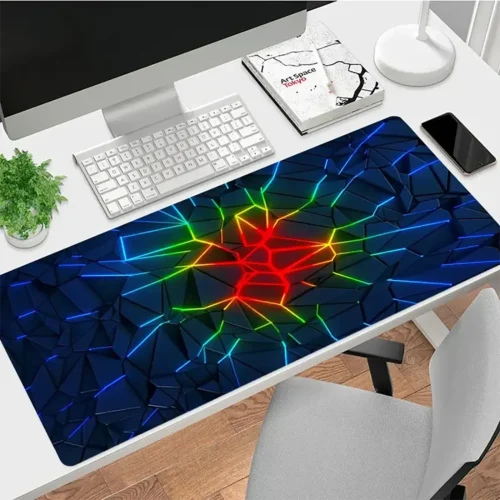 deskmat-science-main Computer Desk Mat Technology Theme for Mouse & keyboard 80x30cm