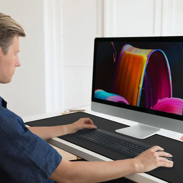 kf-Sb5e83d8c7032487ea06382ff60ed4d5fX-XXL-Black-Mouse-Pad-Gaming-MousePad-Large-Mouse-pad-Gamer-Mause-Carpet-PC-Desk-Mat-keyboard Computer Desk Mat Black for Mouse & keyboard