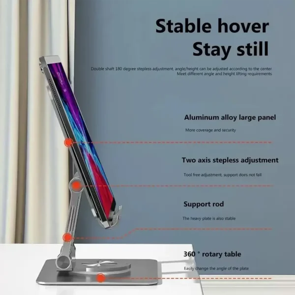 iPad / Tablet 360° Rotatable Stand for 4.7-12 Inch