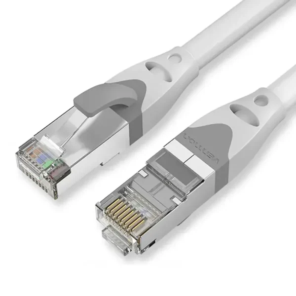 Cat6A Vention Ethernet Double Shield Round Cable 10Gbps 500Mhz