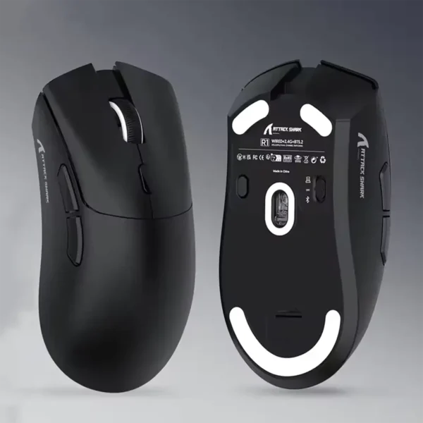 attackshark-r1mouse-7 Attack Shark R1 Gaming Mouse PAW3311 18000dpi Wireless 1000Hz Rechargeable - Black