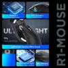 attacksharkr1-3 Attack Shark R1 Gaming Mouse PAW3311 18000dpi Wireless 1000Hz Rechargeable - Black