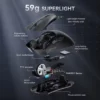 attacksharkr1-6 Attack Shark R1 Gaming Mouse PAW3311 18000dpi Wireless 1000Hz Rechargeable - Black