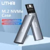 enclosure-nvme-main Enclosure UTHAI M.2 NVME with Built-in Metal Heat Sink