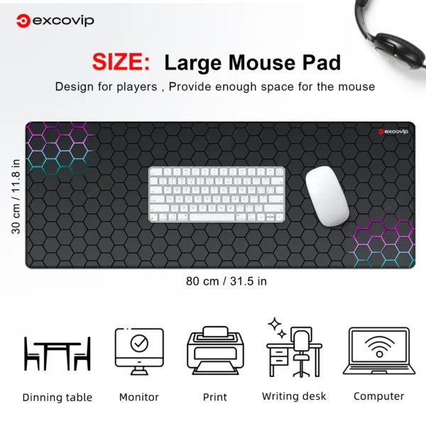 exco-deskmat-4 Computer Gaming Desk Mat EXCO for Mouse & keyboard 80x30cm