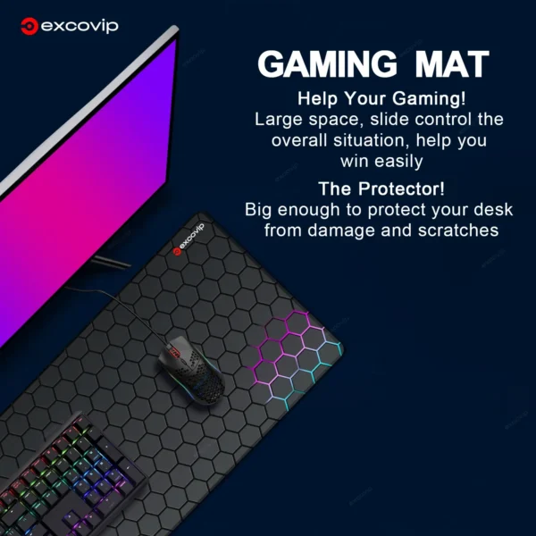exco-deskmat-5 Computer Gaming Desk Mat EXCO for Mouse & keyboard 80x30cm