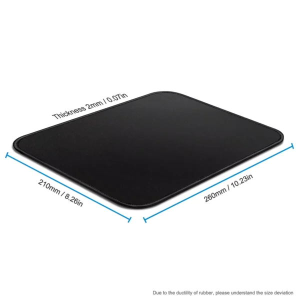 Computer Desk Mat Small Anti Slip - Black