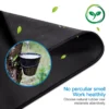 Computer Desk Mat Small Anti Slip - Black