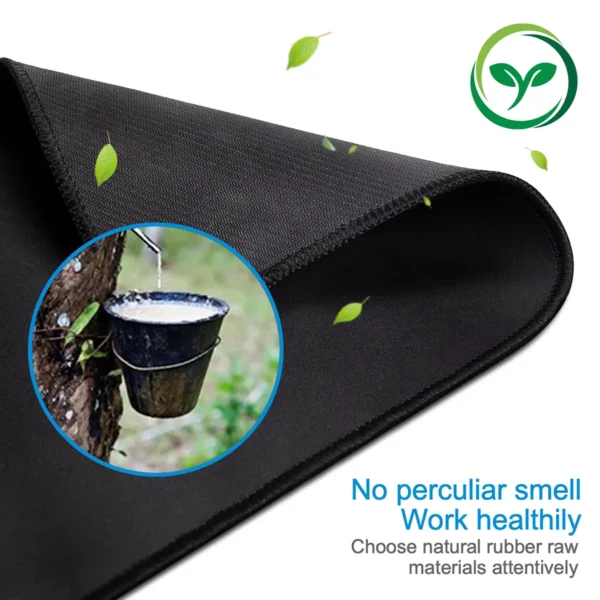 Computer Desk Mat Small Anti Slip - Black