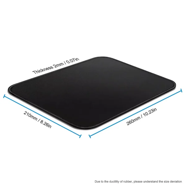 exco-mousepadsmall-1 Computer Desk Mat Black Small Anti Slip