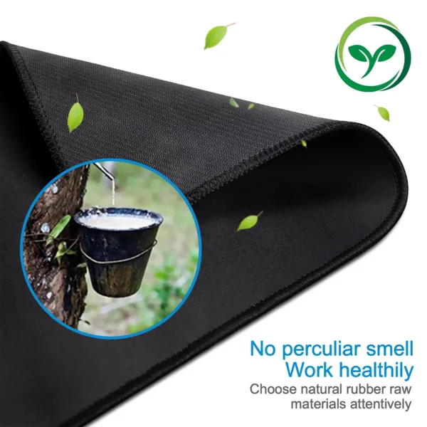 exco-mousepadsmall-3 Computer Desk Mat Black Small Anti Slip