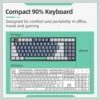 gaming-keybd-3 Machenike K500 Mechanical Keyboard Gaming Wired Hot Swappable 94 Keys RGB