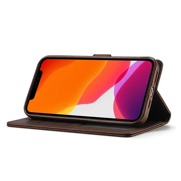 iPhone TPU Leather Wallet Case