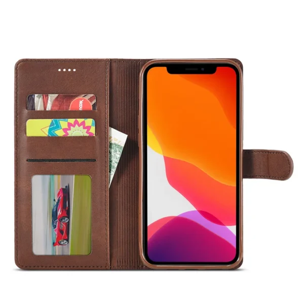 iPhone TPU Leather Wallet Case