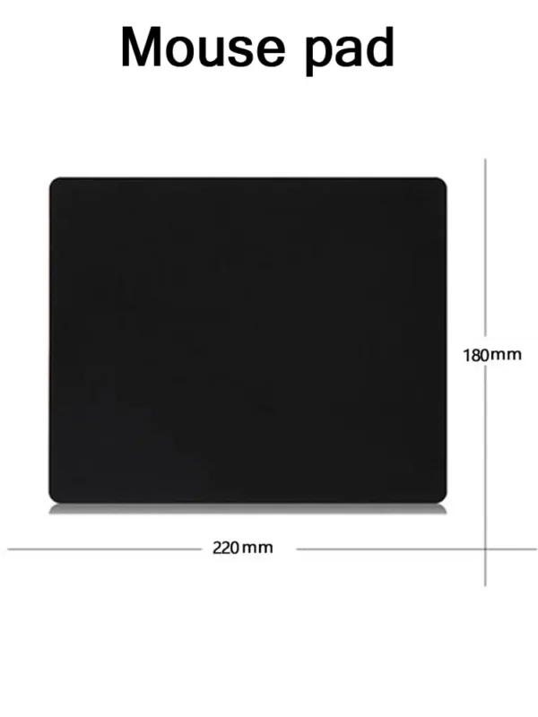 kf-Sd17c40783cad4294b019c5c3291d98b3N-Mouse-Pad-Gaming-Esports-Mouse-Pad-Universal-Desktop-And-Laptop-Computer-Simple-And-Pure-Black-Office Computer Desk Mat Small Anti Slip