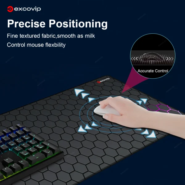 Computer Gaming Desk Mat EXCO 800x300x2mm for Mouse & keyboard