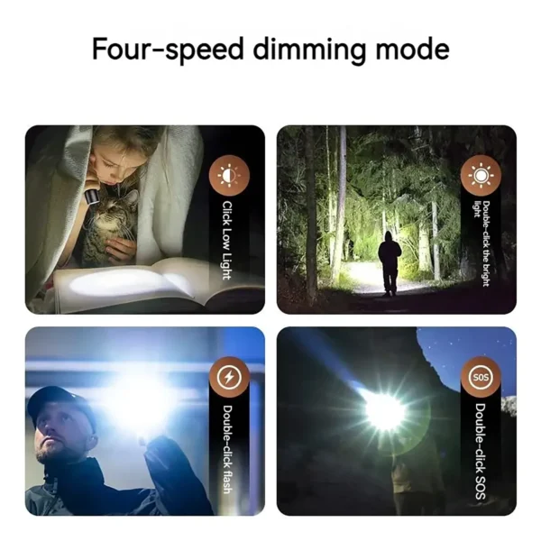 philips-torch-5 Philips LED Rechargeable Outdoor Flashlight Portable - Black