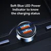 baseus-carcharger-2 Baseus 30W USB Car Quick Charger 4.0 3.0 FCP SCP USB PD Black