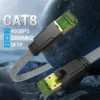Cat8 Cyanmi Ethernet Shield Cable 40Gbps 2000MHz