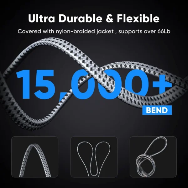 Cat8 Cyanmi Ethernet Shield Cable 40Gbps 2000MHz