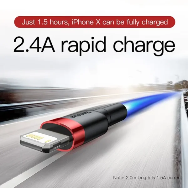Baseus USB-A To Lightning Fast Charging Cable For iPhone