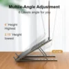 laptoptablet-holder-3 Laptop & Tablet Aluminum Alloy Holder Silver
