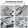 laptoptablet-holder-4 Laptop & Tablet Aluminum Alloy Holder Silver