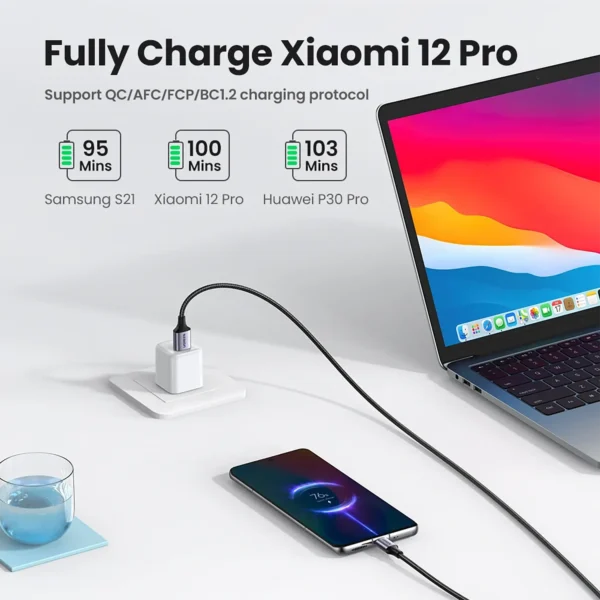 ugreen-usba-to-usbccable-2 UGreen 3A USB A to TYPE-C Cable Fast Charging Data iPhone Samsung Android