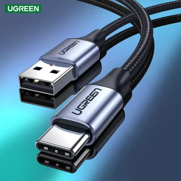 ugreen-usba-to-usbccable-nmain UGreen 3A USB A to TYPE-C Cable Fast Charging Data iPhone Samsung Android