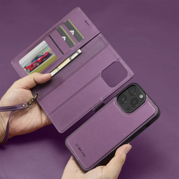 iphone-detachablecase-1 iPhone Magnetic Detachable TPU Leather Wallet Case
