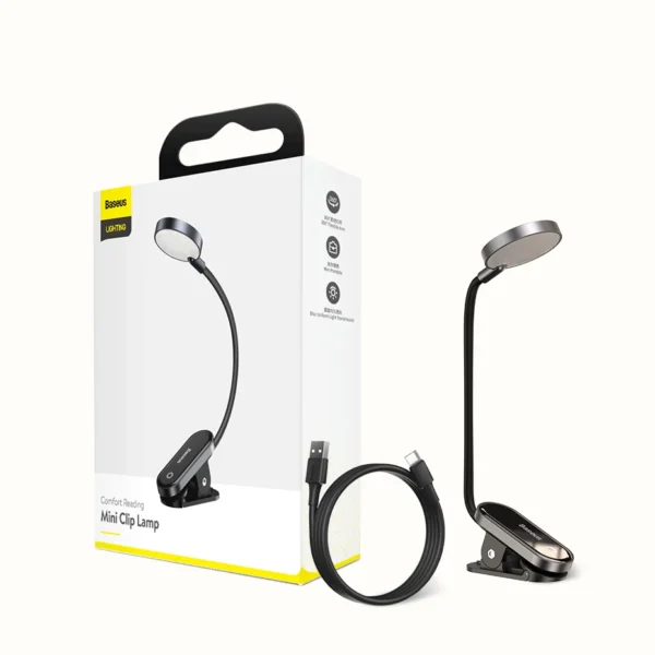Baseus Book LED Reading Lamp Flexible USB Rechargeable