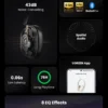 UGREEN Max5c Wireless Bluetooth 5.4 Headphones 43dB Hybrid Active Noise Cancellation Hi-Res LDAC 75H - Black