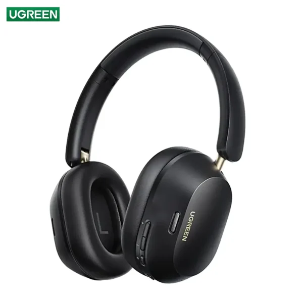 ugreen-headphone-main UGREEN Max5c Wireless Bluetooth 5.4 Headphones 43dB Hybrid Active Noise Cancellation Hi-Res LDAC 75H - Black